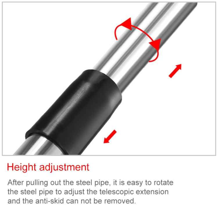 2M 2 Knots Multi-function Telescopic Stainless Steel Teaching Stick Guide Flagpole Signal Flag, 2M 2 Knots