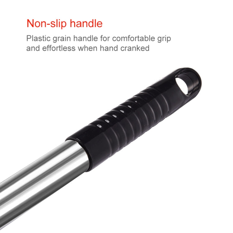 2M 2 Knots Multi-function Telescopic Stainless Steel Teaching Stick Guide Flagpole Signal Flag, 2M 2 Knots