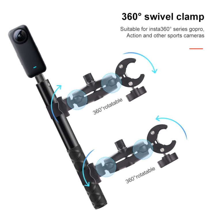 Motorcycle Handlebar Crab Clamp Mount, Handlebar Crab
