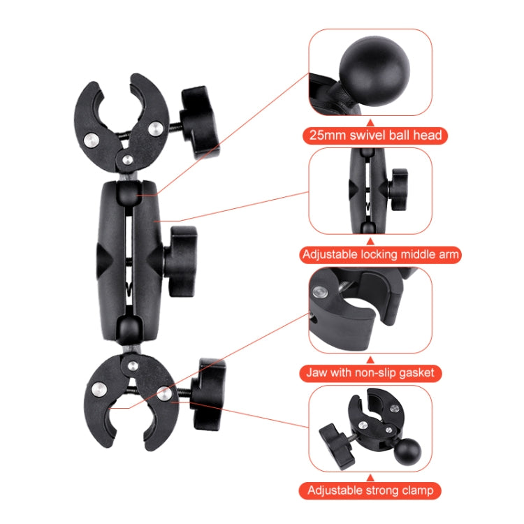 Motorcycle Handlebar Crab Clamp Mount, Handlebar Crab