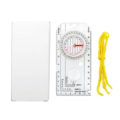 2pcs Nisa DC40-3A Outdoor Transparent Compass Map Scale, DC40-3A