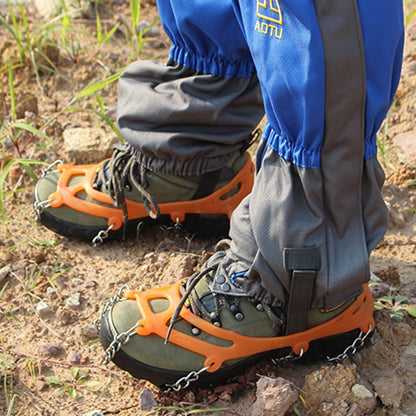AOTU AT8601 8 Spikes Outdoor Climbing Crampon Snow Non-slip Shoe Cover