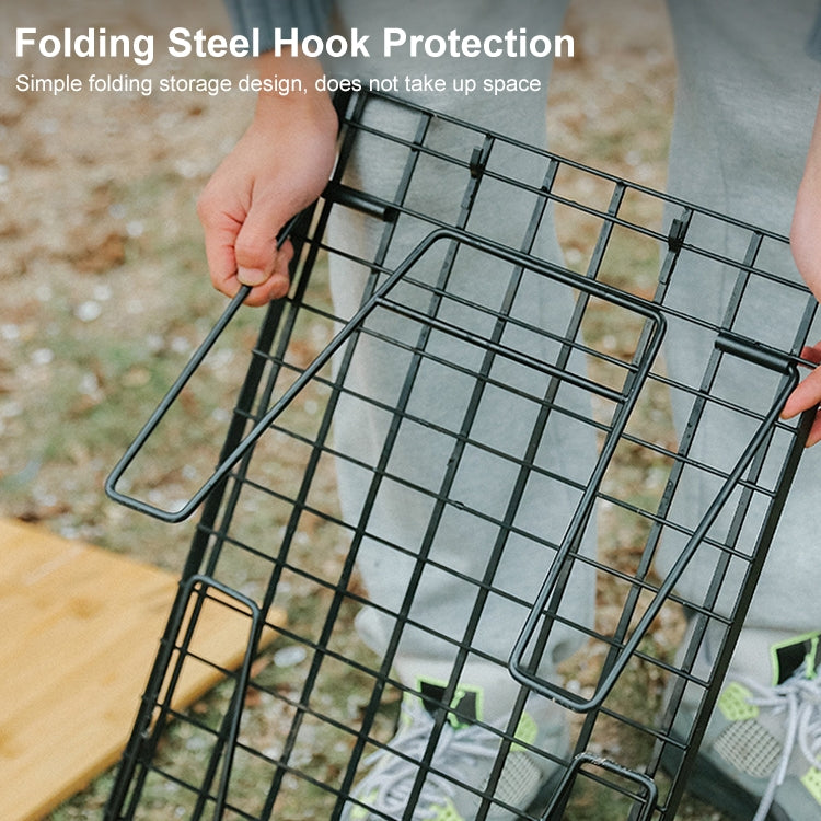 AOTU YT1001 Outdoor Bamboo Storage Bag with 2 Mesh Tables, 2 Net Tables + 1 Bamboo Board + 1 Storage Bag