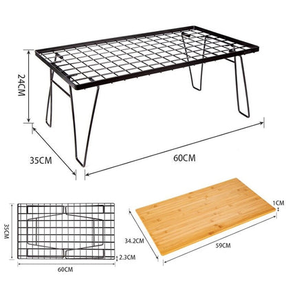 AOTU YT1001 Outdoor Multifunctional Desktop Bamboo Board, Desktop Board