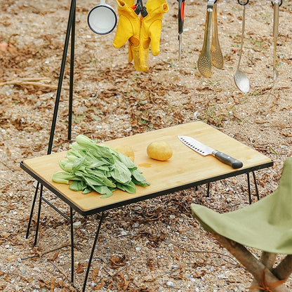 AOTU YT1001 Outdoor Multifunctional Desktop Bamboo Board, Desktop Board