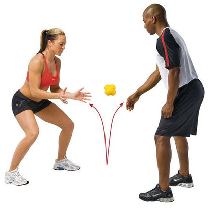 Hexagonal Reaction Ball Quickness and Agility Training Ball, Training Hand and Eye Coordination