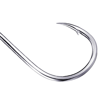 500 PCS Mixed Size Fish Barbed Hook Fishing Hooks with Hole, 6-15 # with Hole