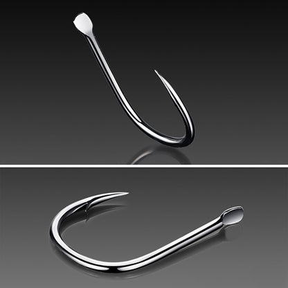 ISE 500 PCS Mixed Size Fish Barbed Hook Fishing Hooks, 6-15 #