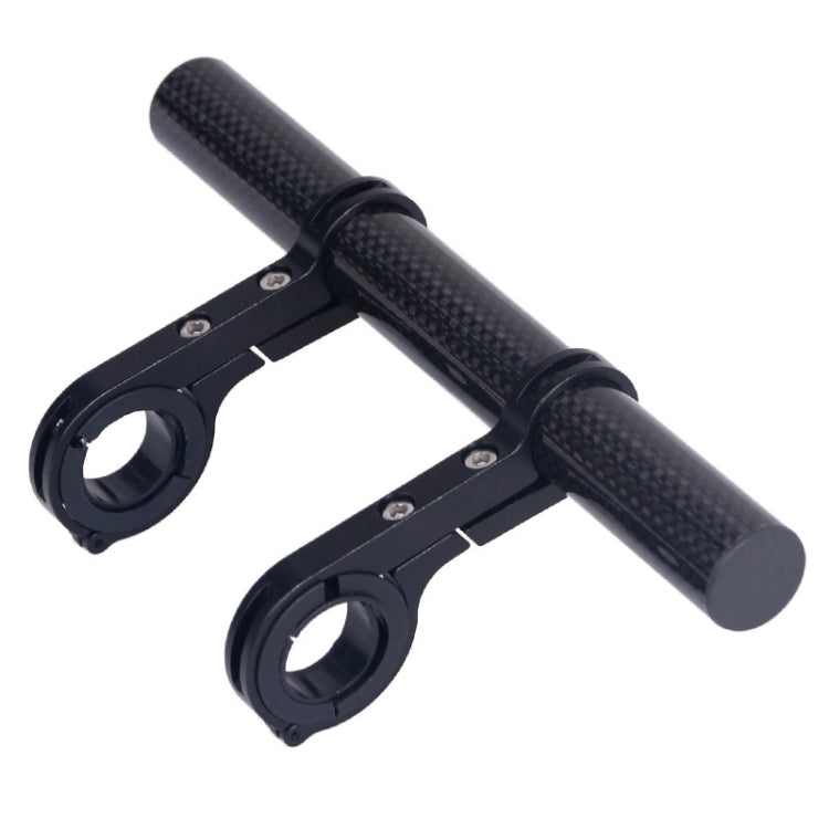 HLD-208 Mountainous Bicycle Carbon Fiber Handlebar Extension Frame Flashlight Bracket, Carbon Fiber Black, Carbon Fiber Blue, Carbon Fiber Red