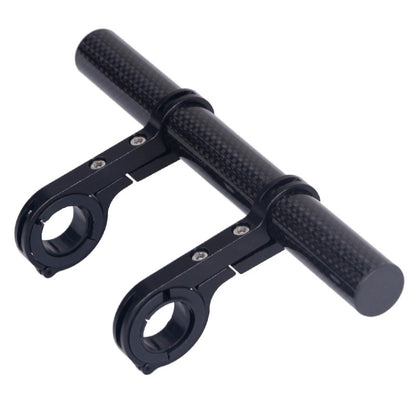 HLD-208 Mountainous Bicycle Carbon Fiber Handlebar Extension Frame Flashlight Bracket, Carbon Fiber Black, Carbon Fiber Blue, Carbon Fiber Red