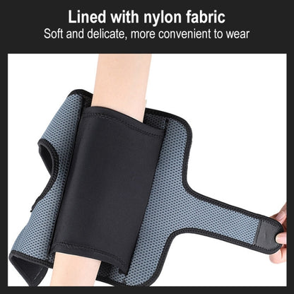 Adjustable Dual Aluminum Plate Support Compression Fixed Arm Protective Gear, Color Random Delivery, Arm Protective Gear