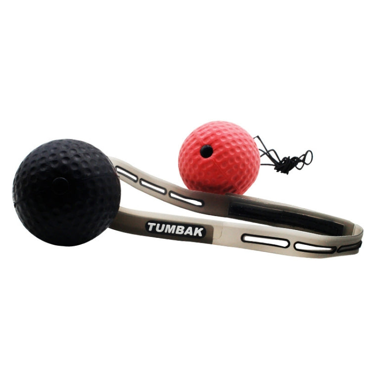 BONSEM Head-mounted PU Leather Fight Club Training Adults Boxing Elastic Ball, Boxing Elastic Ball