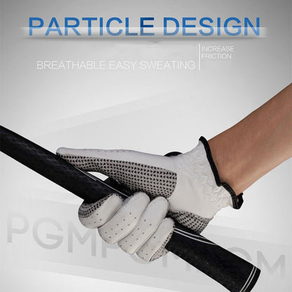PGM Right Hand Sheepskin Anti-slip Particle Golf Men Gloves, Size: 23#, Size: 23#