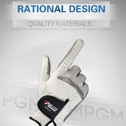 PGM Right Hand Sheepskin Anti-slip Particle Golf Men Gloves, Size: 24#, Size: 24#
