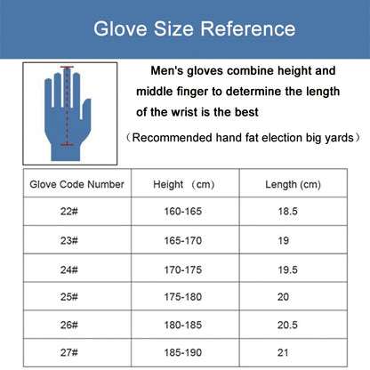 PGM Right Hand Sheepskin Anti-slip Particle Golf Men Gloves, Size: 26#, Size: 26#