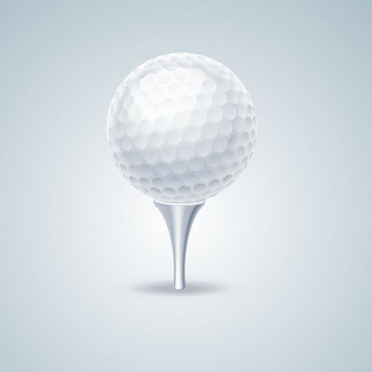 Synthetic Rubber Driving Range Golf Balls, Double Layer Blank Elastic Golf Balls, Rubber Ball White