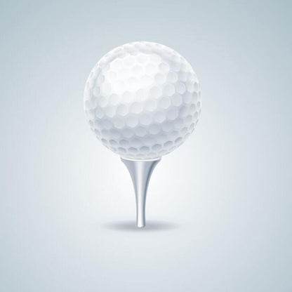 Synthetic Rubber Driving Range Golf Balls, Double Layer Blank Elastic Golf Balls, Rubber Ball White
