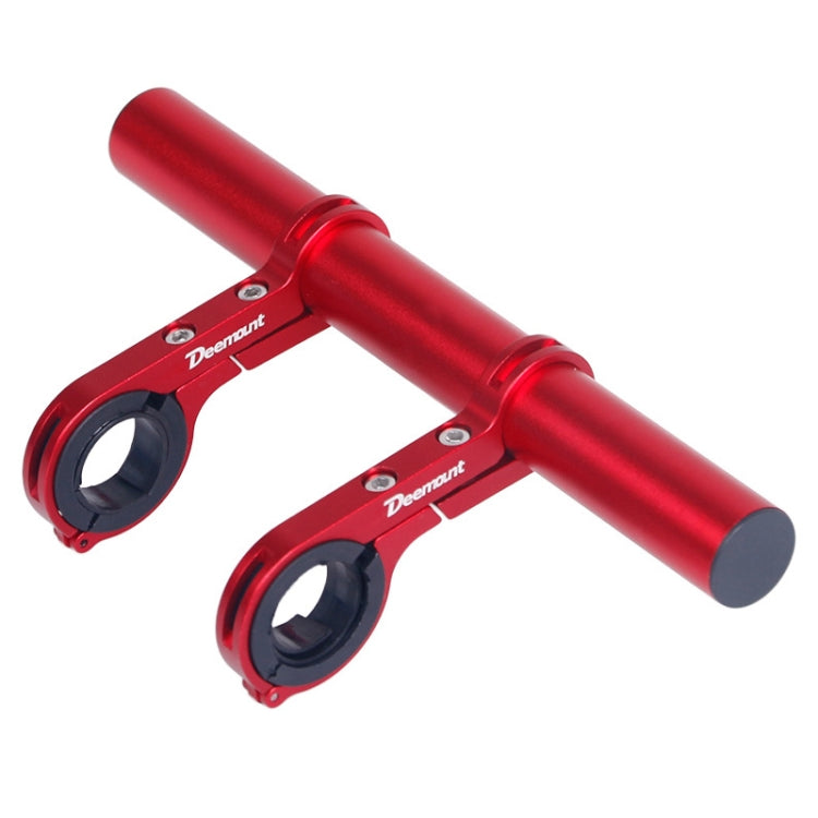 HLD-208 Mountainous Bicycle Aluminium Alloy Handlebar Extension Frame Flashlight Bracket, Alloy Red
