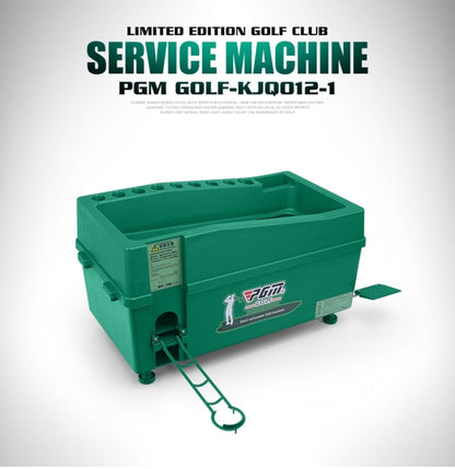 PGM Golf Ball Dispenser Automatic Tee Up Machine with Club Rack, Size: 62x32x32cm, 62x32x32cm Grey, 62x32x32cm Green