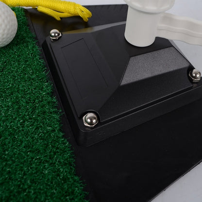PGM Golf 66 Grass Putting Mat Push Rod Trainer, Size: 48x23cm, Black,66 Grass, White,66 Grass