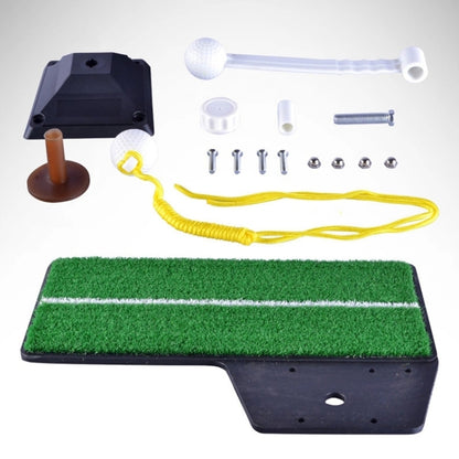 PGM Golf 66 Grass Putting Mat Push Rod Trainer, Size: 48x23cm, Black,66 Grass, White,66 Grass