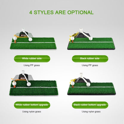 PGM Golf 66 Grass Putting Mat Push Rod Trainer, Size: 48x23cm, Black,66 Grass, White,66 Grass