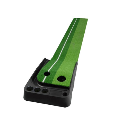 PGM Golf Mini Putting Mat Push Rod Trainer 2.5m, without Auto Ball Return Fairway, 2m, without Auto Ball Return Fairway