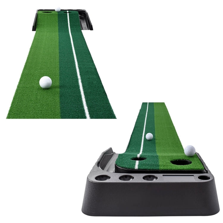 PGM Golf Mini Putting Mat Push Rod Trainer 2.5m, without Auto Ball Return Fairway, 2m, without Auto Ball Return Fairway