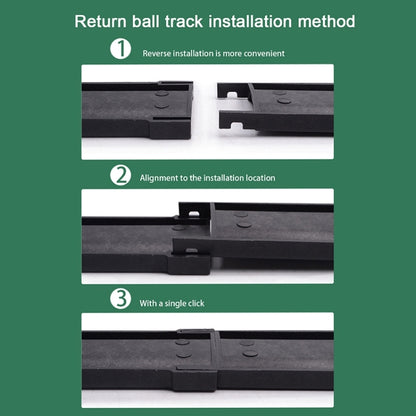 PGM Golf Mini Putting Mat Push Rod Trainer 2.5m, with Auto Ball Return Fairway, 2.5m, with Auto Ball Return Fairway