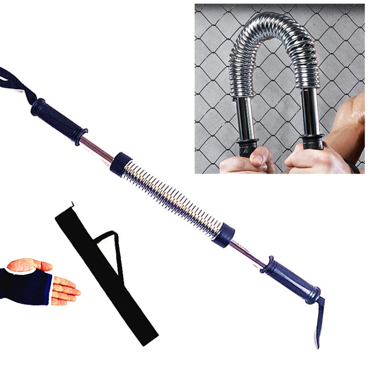 50kg Electroplating Spring Hand Grips Arm Strength Brawn Training Device + Hand Guard + Storage Bag Set, 50kg