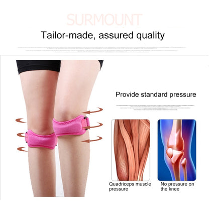 2 PCS SMD-0114 Outdoor Sport Knee Joint Protective Belt Anti-sprain Patellar Band, SMD-0114 Black, SMD-0114 Blue, SMD-0114 Rose Red