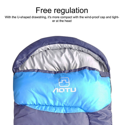 AOTU AT6101 1.3kg Outdoor Camping Stitchable Envelope Warm Sleeping Bag, 1.3kg