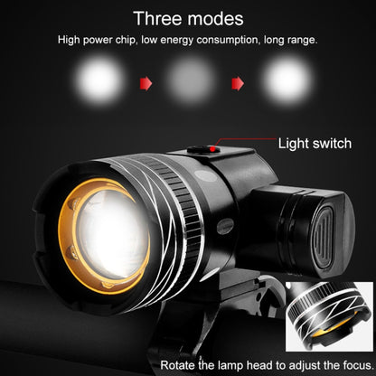 BG-1901 Bicycle USB Charging Speaker Front Lamp Multi-Function Cycling Equipment, 150LM