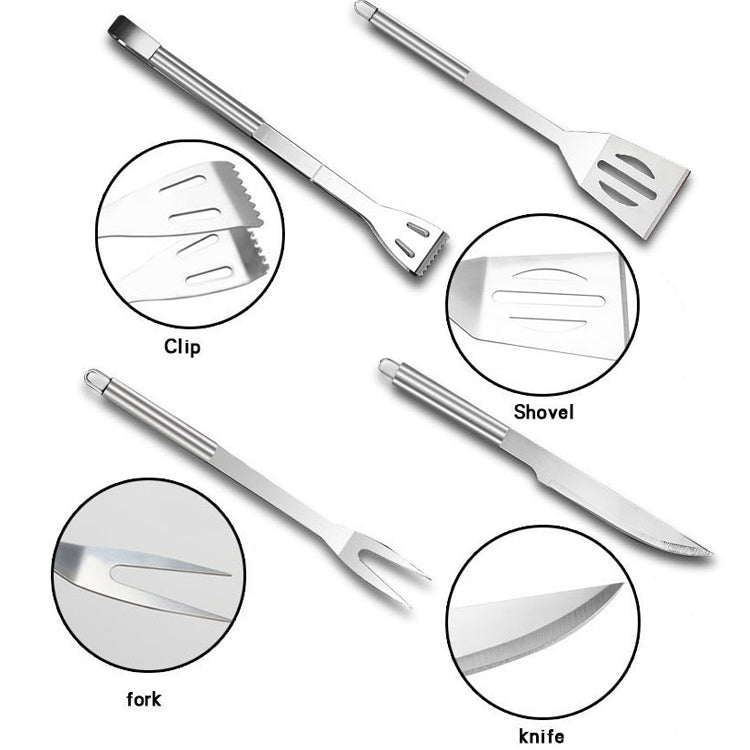 9 in 1 Outdoor Tableware Set Camping Barbecue Tableware Picnic Tool Set, 9 in 1