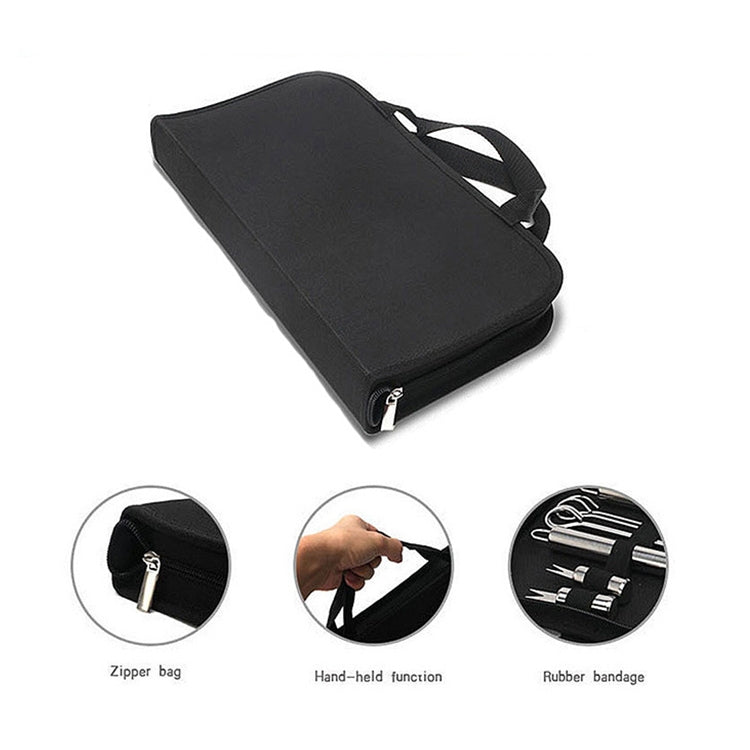 9 in 1 Outdoor Tableware Set Camping Barbecue Tableware Picnic Tool Set, 9 in 1