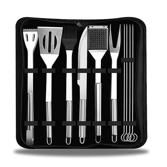 10 in 1 Outdoor Tableware Set Camping Barbecue Tableware Picnic Tool Set, 10 in 1