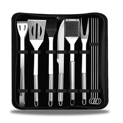 10 in 1 Outdoor Tableware Set Camping Barbecue Tableware Picnic Tool Set, 10 in 1