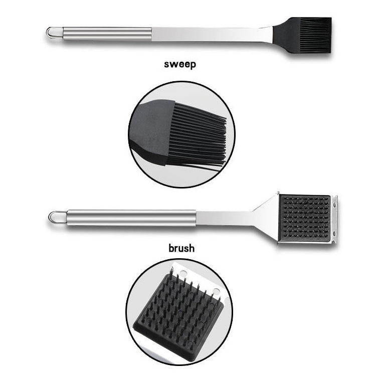 10 in 1 Outdoor Tableware Set Camping Barbecue Tableware Picnic Tool Set, 10 in 1