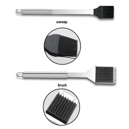 12 in 1 Outdoor Tableware Set Camping Barbecue Tableware Picnic Tool Set, 12 in 1