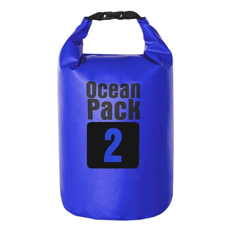 Outdoor Waterproof Bag Dry Sack PVC Barrel Bag, Capacity: 2L, Capacity: 2L (Yellow), Capacity: 2L (Dark Blue), Capacity: 2L (Orange), Capacity: 2L (Green)
