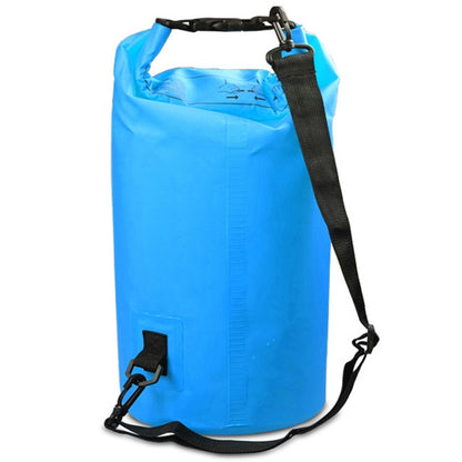 Outdoor Waterproof Single Shoulder Bag Dry Sack PVC Barrel Bag, Capacity: 5L, Capacity: 5L (Black), Capacity: 5L (Dark Blue), Capacity: 5L (Orange), Capacity: 5L (Pink), Capacity: 5L (Green), Capacity: 5L (Sky Blue), Capacity: 5L (Yellow)
