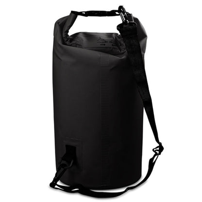 Outdoor Waterproof Single Shoulder Bag Dry Sack PVC Barrel Bag, Capacity: 10L, Capacity: 10L (Pink), Capacity: 10L (Green), Capacity: 10L (Sky Blue), Capacity: 10L (Yellow), Capacity: 10L (Black), Capacity: 10L (Dark Blue), Capacity: 10L (Orange)