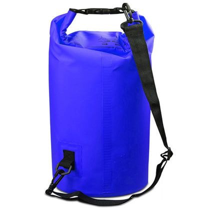 Outdoor Waterproof Double Shoulder Bag Dry Sack PVC Barrel Bag, Capacity: 30L, Capacity: 30L (Pink), Capacity: 30L (Green), Capacity: 30L (Sky Blue), Capacity: 30L (Yellow), Capacity: 30L (Black), Capacity: 30L (Dark Blue), Capacity: 30L (Orange)