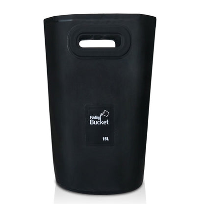 Outdoor Portable Folding Sink PVC Collapsible Bucket, Capacity: 15L, 15L Black, 15L Dark Blue, 15L Orange, 15L Green, 15L Rose Red, 15L Sky Blue, 15L Yellow