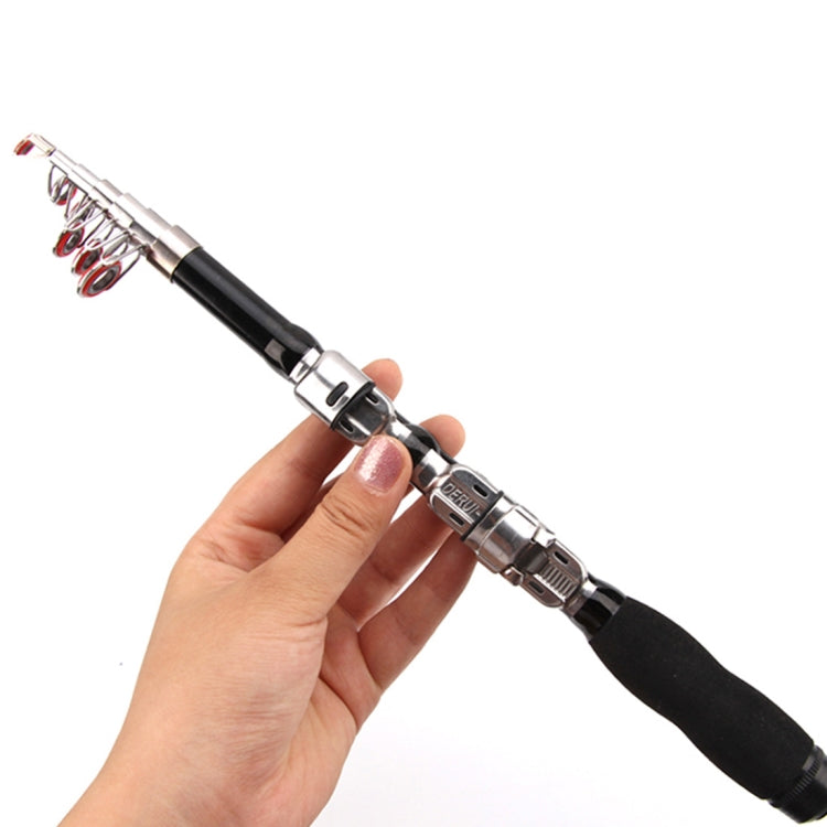 32cm Portable Telescopic Sea Fishing Rod Mini Fishing Pole, Extended Length : 1.5m, 1.5m