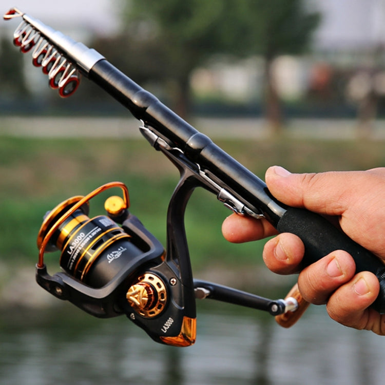 30cm Portable Telescopic Sea Fishing Rod Mini Fishing Pole, Extended Length : 1.0m, 1.0m