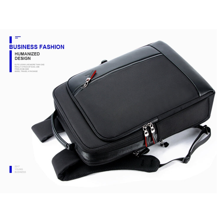 Bopai 751-006641 Large Capacity Business Fashion Breathable Laptop Backpack with External USB Interface, Size: 30 x 15 x 44cm, 751-006641