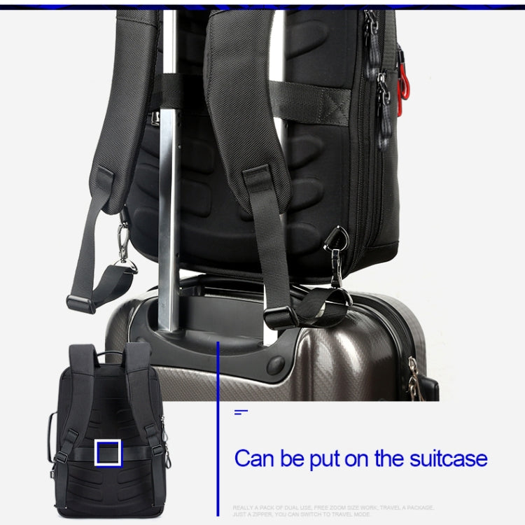 Bopai 751-006641 Large Capacity Business Fashion Breathable Laptop Backpack with External USB Interface, Size: 30 x 15 x 44cm, 751-006641