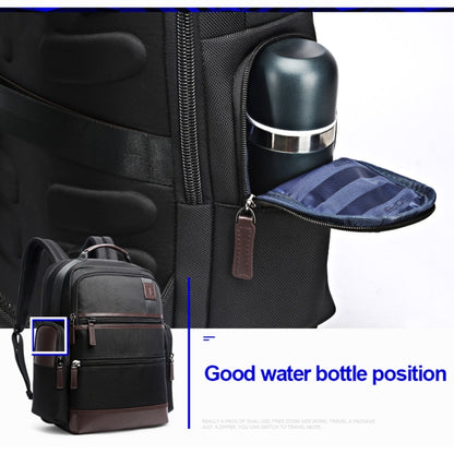 Bopai 751-007291 Business Anti-theft Waterproof Large Capacity Double Shoulder Bag,with USB Charging Port, Size: 34x19x43.5cm, 751-007291