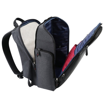 Bopai 851-010128 Business Anti-theft Waterproof Large Capacity Double Shoulder Bag,with USB Charging Port, Size: 34x19x43cm, 851-010128